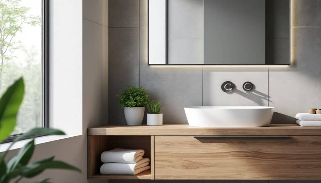 Hauteur meuble de salle de bain : combien il en faut vraiment