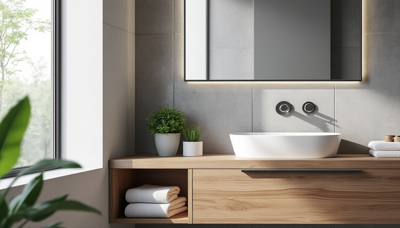 Hauteur meuble de salle de bain : combien il en faut vraiment