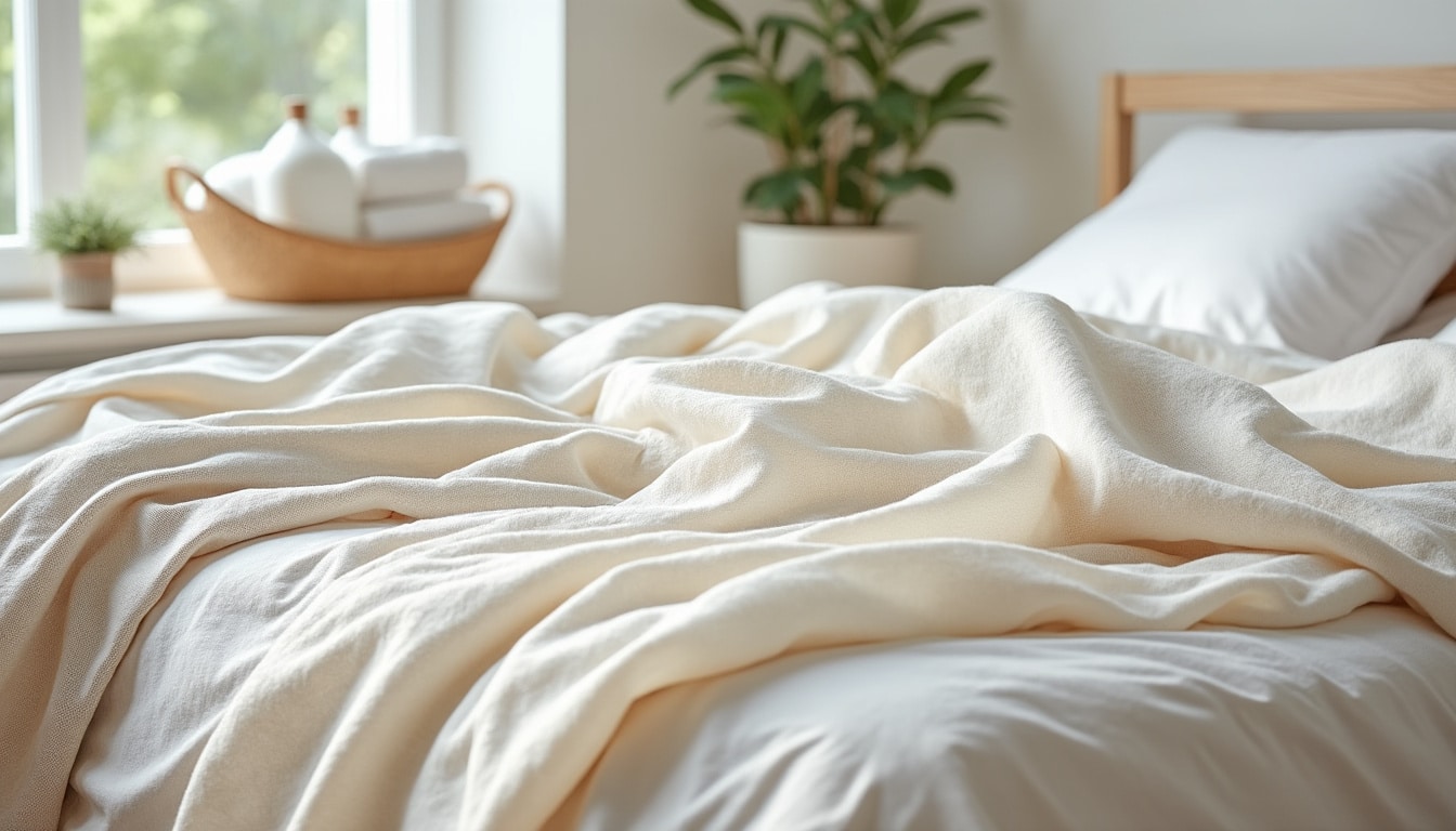 Housse de couette en gaze de coton : durabilité et entretien