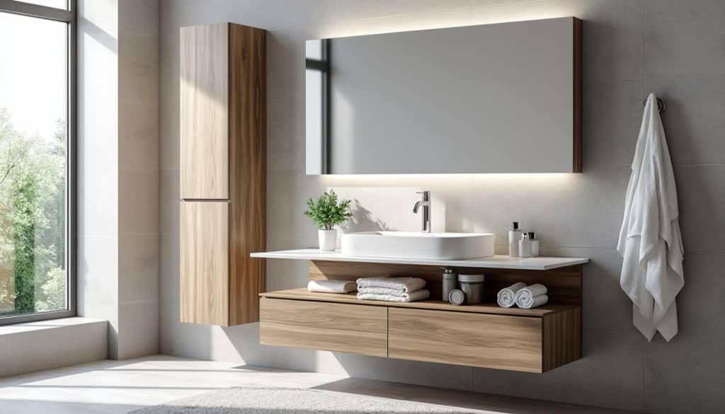 Meuble de salle de bain 60 cm : combien il en faut vraiment