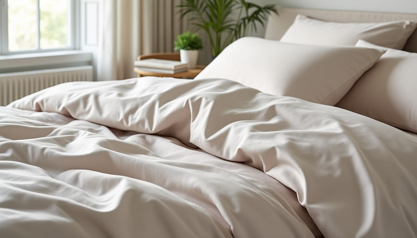 Satin de coton housse de couette : ce que change la matière à l&rsquo;usage