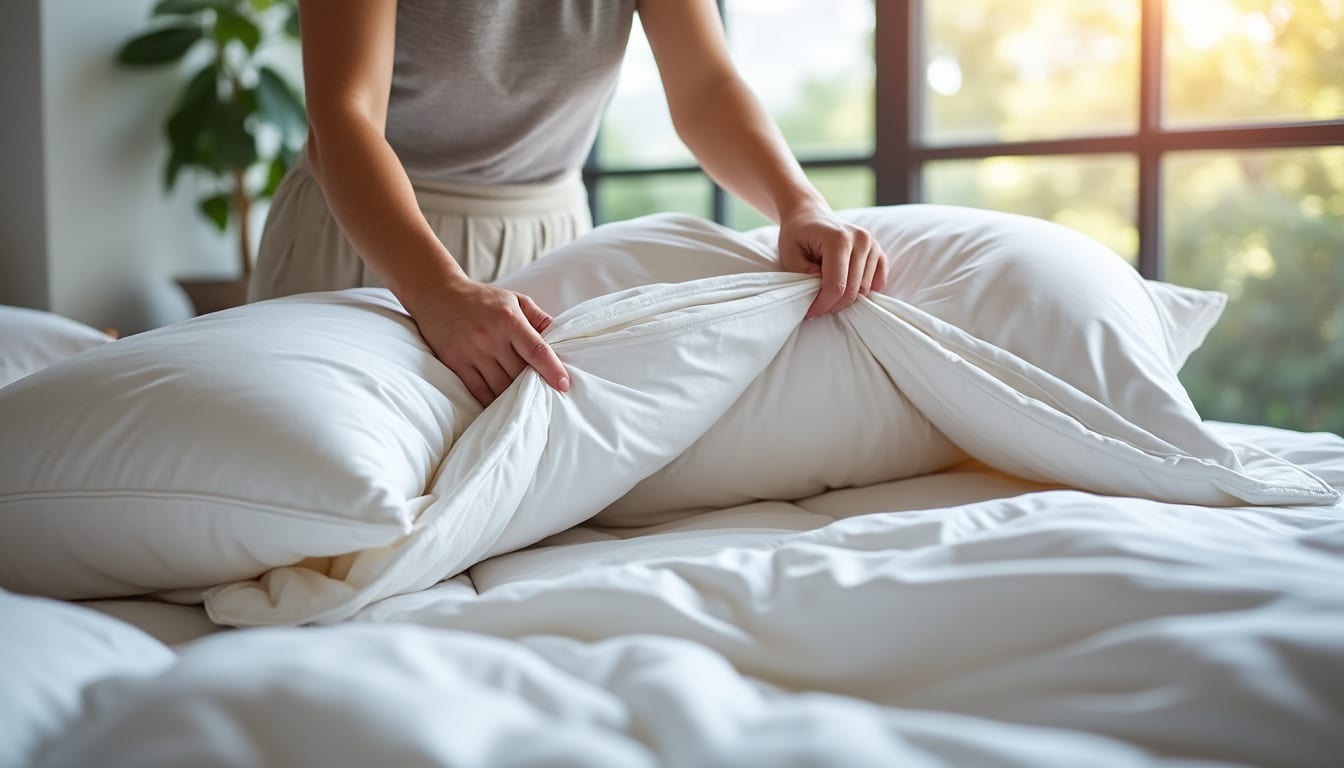 Comment enfiler une housse de couette ?