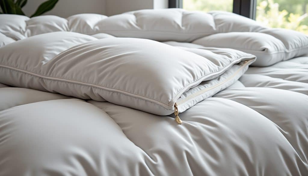 Housse de Couette Zippée sur les côtés : confort et entretien