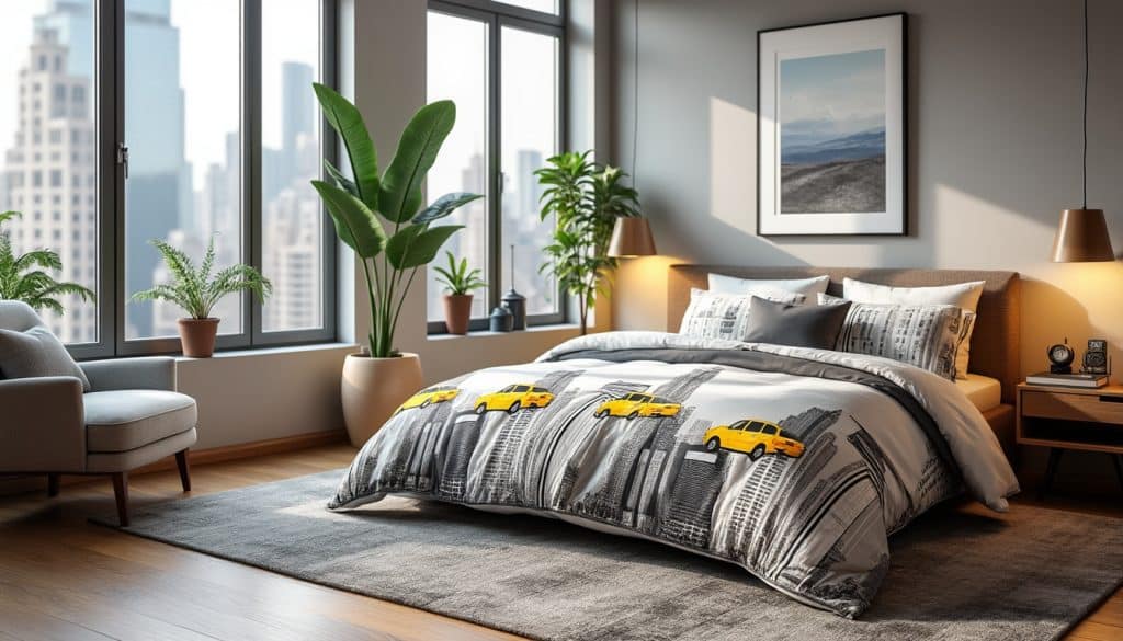 Housse de couette new york : quelle référence pour quelle pièce