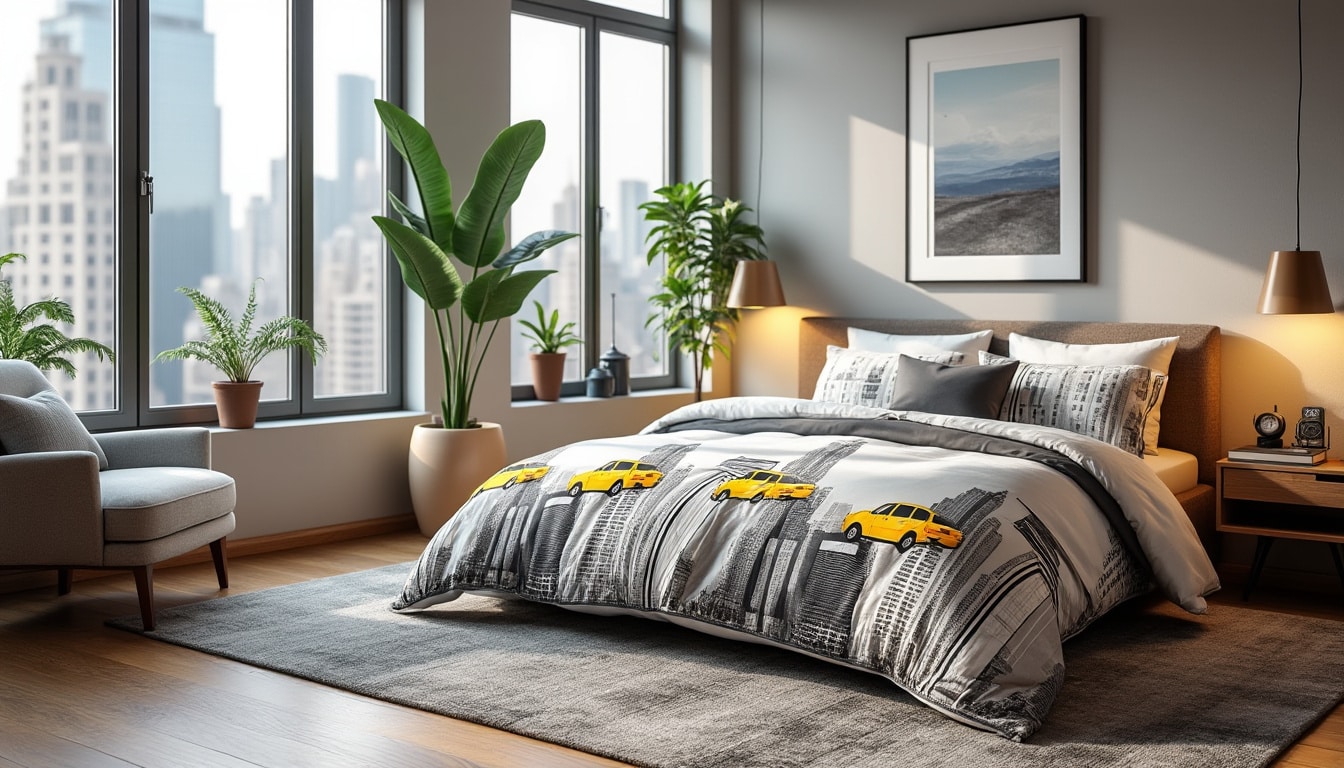 Housse de couette new york : quelle référence pour quelle pièce