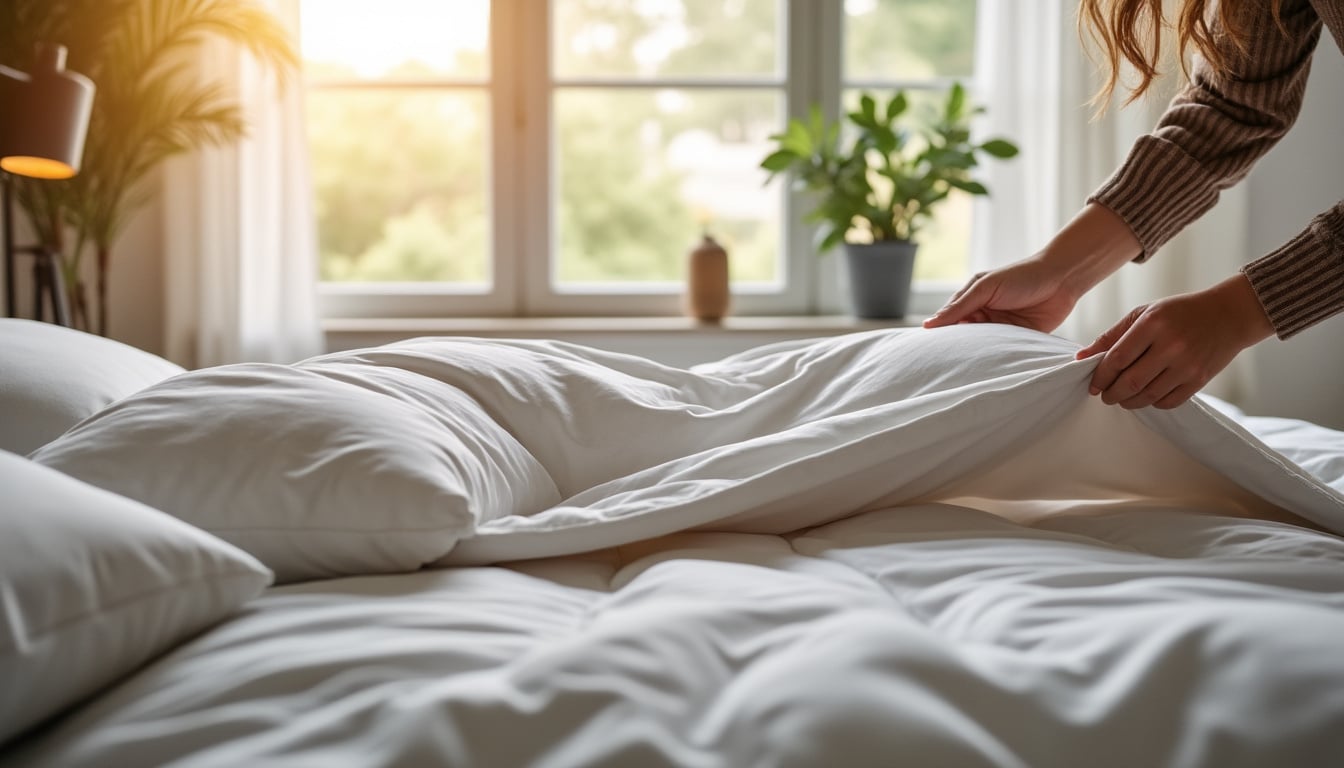 Mettre une housse de couette facilement : pour quelle pièce